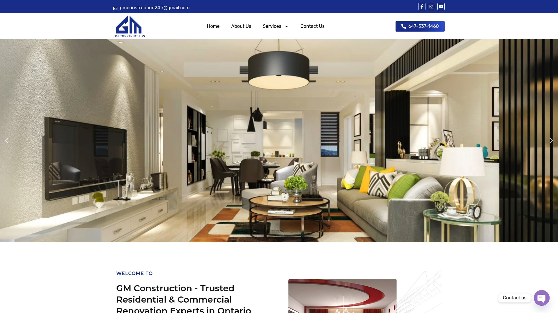 Construction Company Website